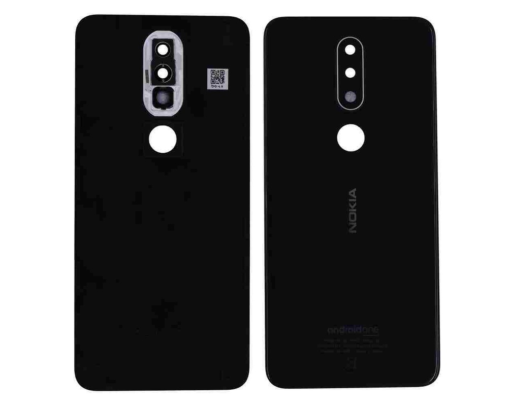 Replacement for NOKIA 6.1PL 6.1+ BLACK HALF ORG BACK HOUSING - Quality Phone Parts in Sri Lanka